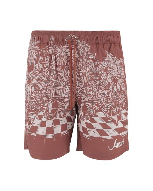 Amiri Red Beachwear for men