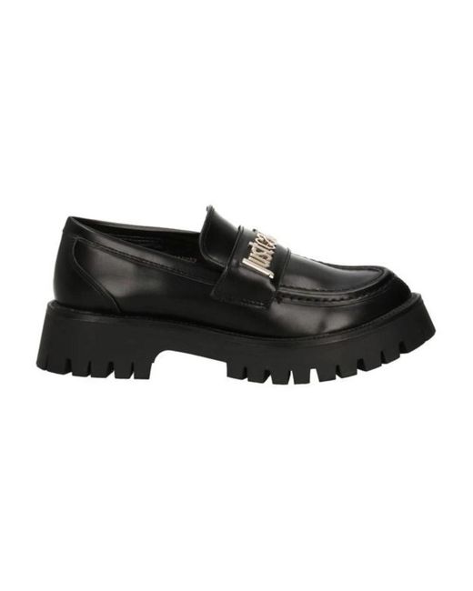 Loafers Just Cavalli de color Black