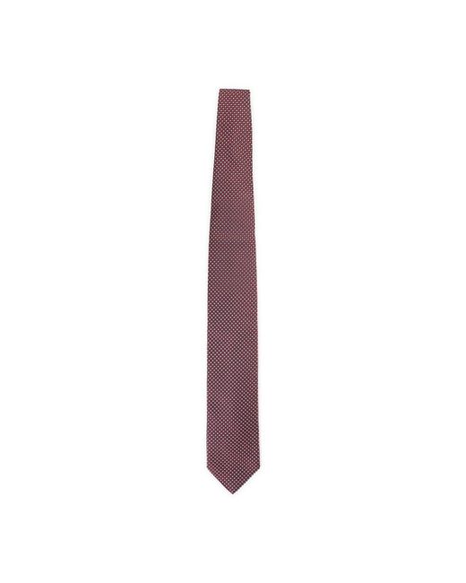 Lanvin Circle Dot Tie in het Purple voor heren