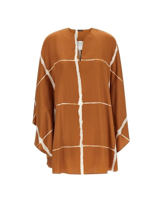 Kiton Brown Blouses