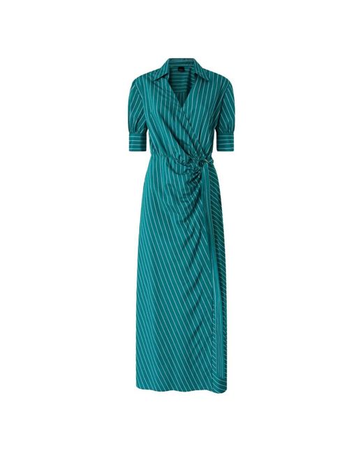 Pinko Green Wrap Dresses