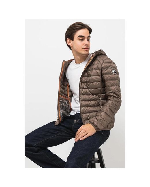 J.O.T.T Jassen ,Grijs ,Down Jacket in het Brown voor heren