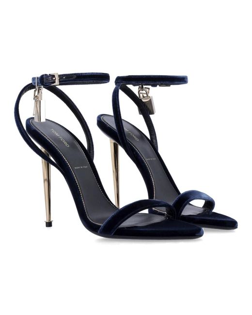 Tom Ford Blue High Heel Sandals