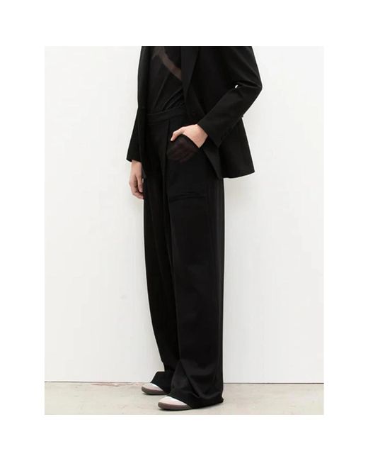 Jijil Black Wide Trousers