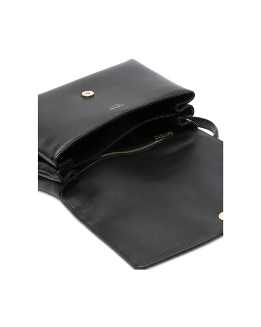Ferragamo Black Shoulder Bags