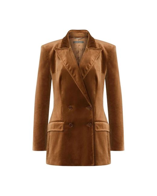Blazers Alberta Ferretti de color Brown