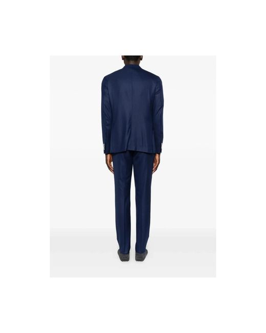 Single Breasted Suits Isaia de hombre de color Blue