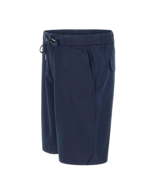 Sun 68 Blue Casual Shorts for men