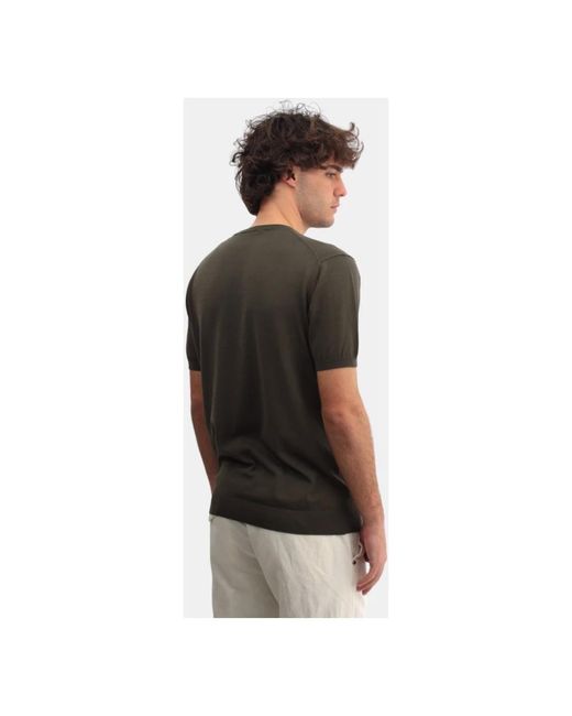 Kangra Grünes t-shirt mit rundhalsausschnitt in Black für Herren