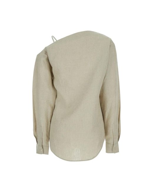 Coperni Heart Shirt in het Natural