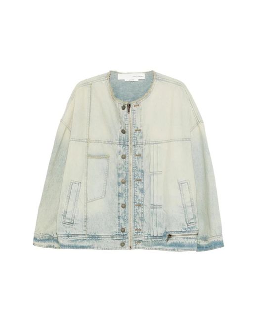 Isabel Benenato Green Denim Jackets for men
