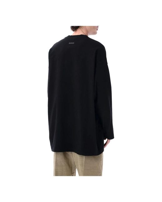 Fear Of God Black Long Sleeve Tops for men