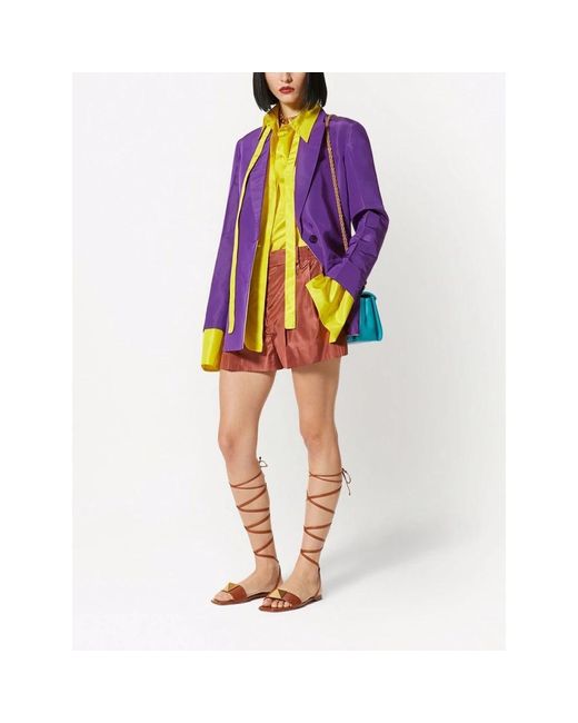 Valentino Purple Blazers