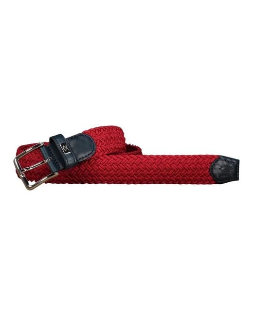 Belts di Paul & Shark in Red da Uomo