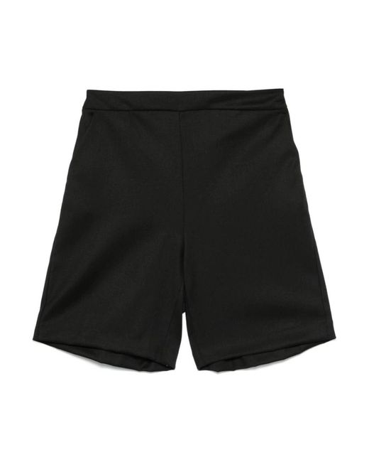 Ermanno Scervino Black Short Shorts