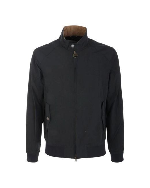 Barbour Black Bomber Jackets for men