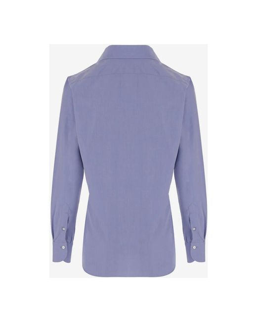 Finamore 1925 Blue Formal Shirts for men