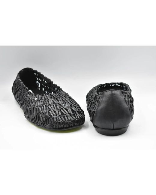 Ernesto Dolani Black Ballerina Shoes