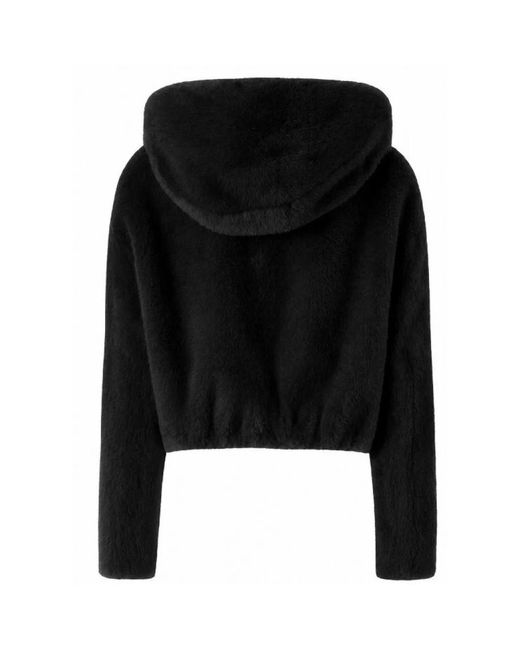Pinko Black Faux Fur & Shearling Jackets