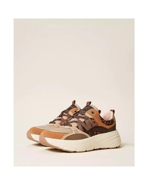 Twinset Brown Sneakers