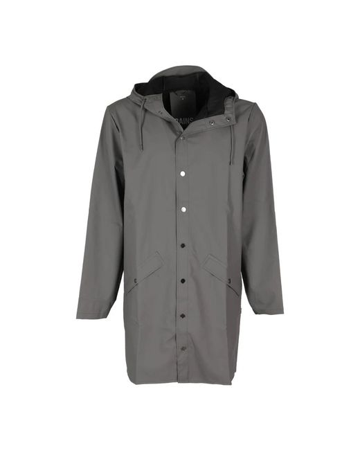 Rains Parkas in het Gray voor heren
