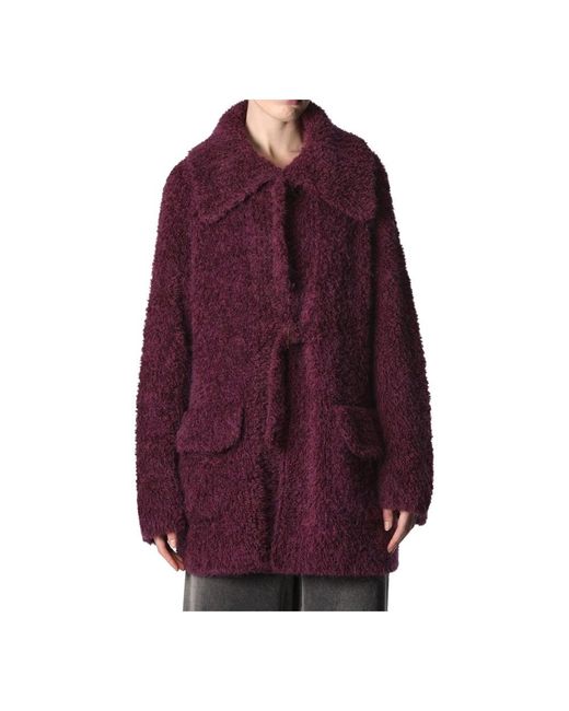 Roberto Collina Strickjacke 253F47010 in het Purple
