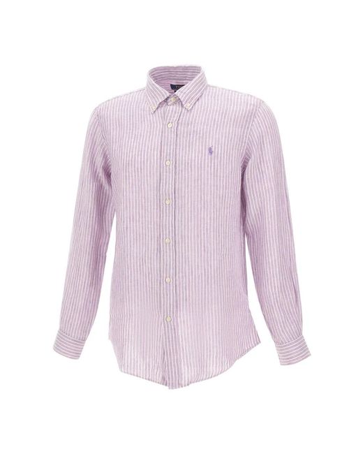 Polo Ralph Lauren Purple Casual Shirts for men