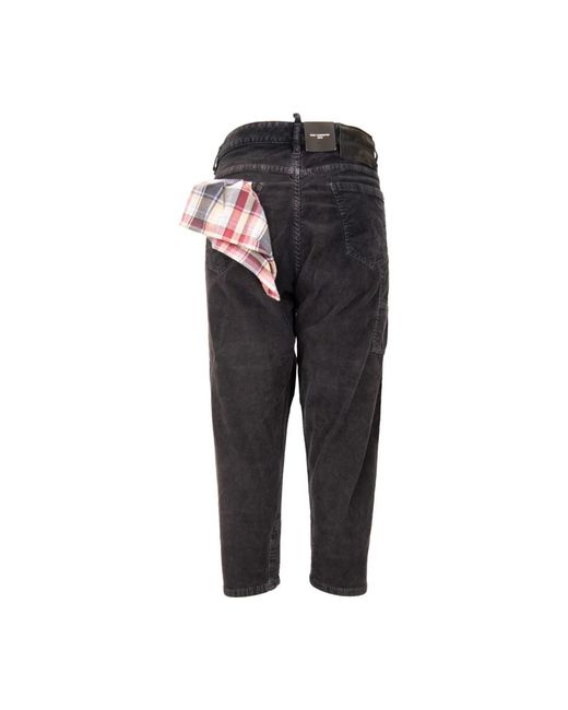 DSquared² Jeans ,Zwart ,Katoen Straight Jeans in het Black