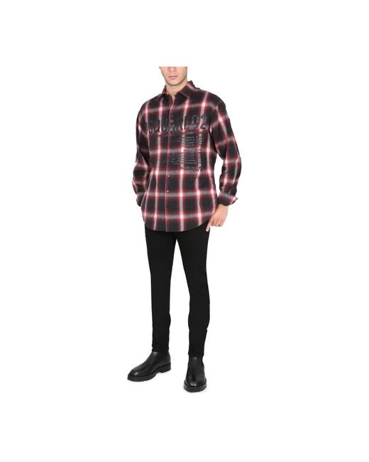 DSquared² Red Casual Shirts for men