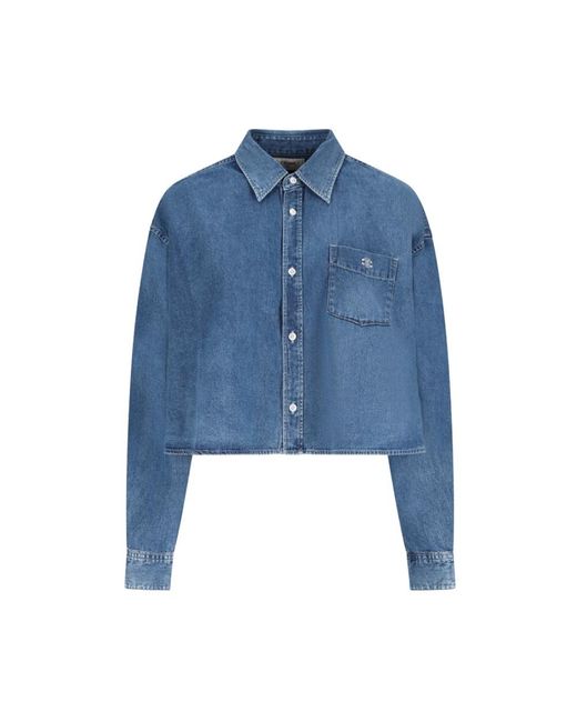 Céline Blue Denim Shirts