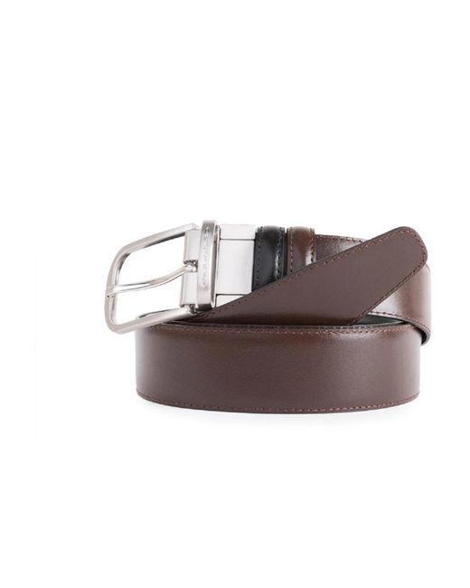 Piquadro Black Belts for men