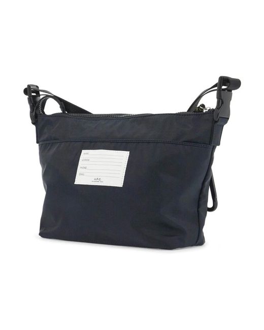 A.P.C. Blue Cross Body Bags for men