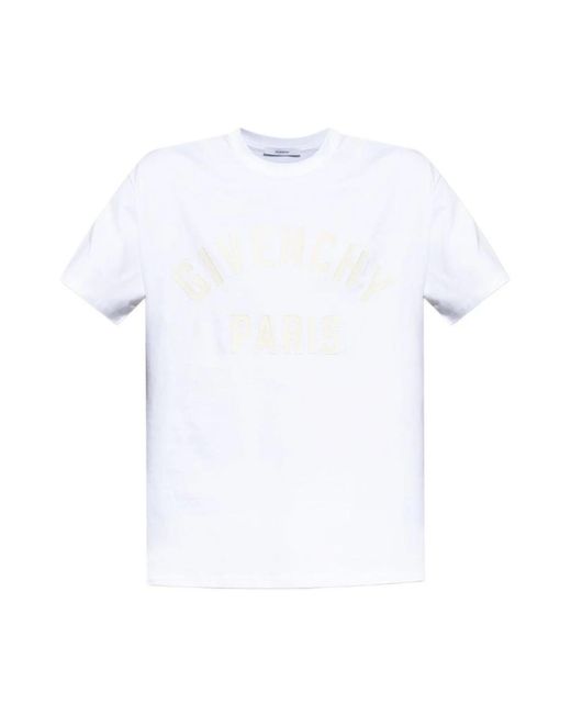 Camiseta Paris Algodón Givenchy de hombre de color White