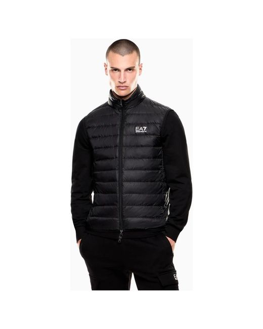 Vests di EA7 in Black da Uomo