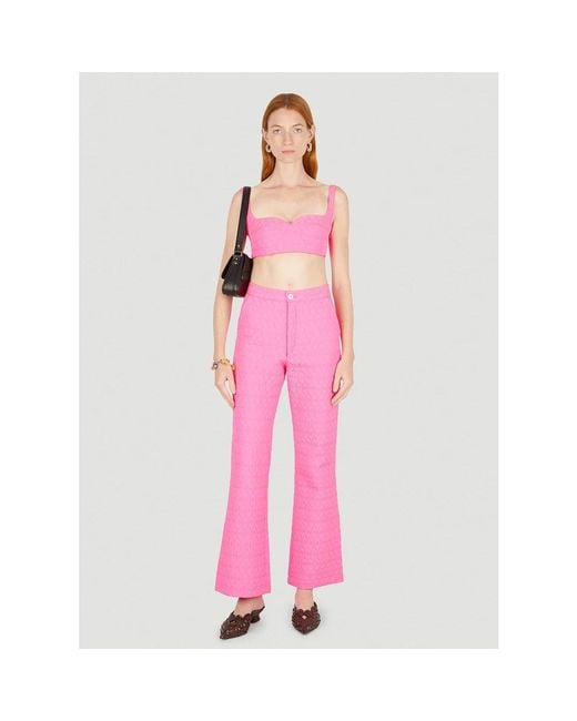 Marco Rambaldi Pink Sleeveless Tops