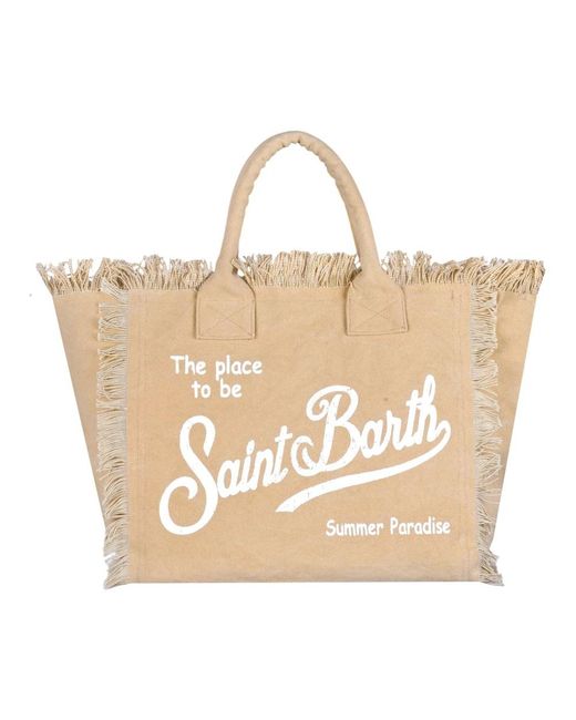 Mc2 Saint Barth Natural Tote Bags