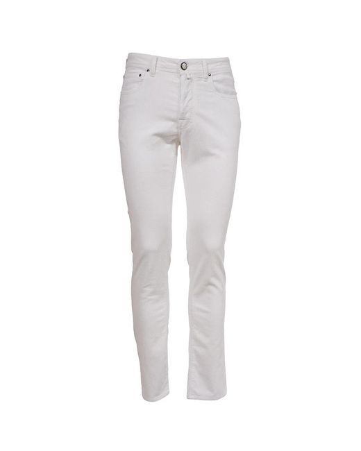 Jacob Cohen Gray Slim-Fit Trousers for men