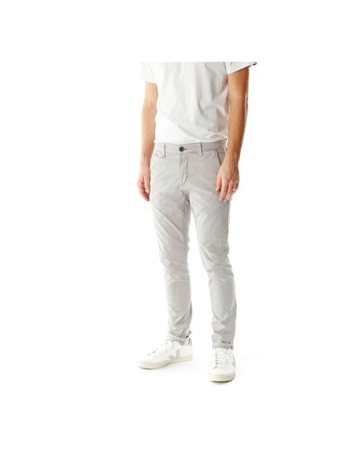 Blue De Gênes Natural Slim-Fit Trousers for men