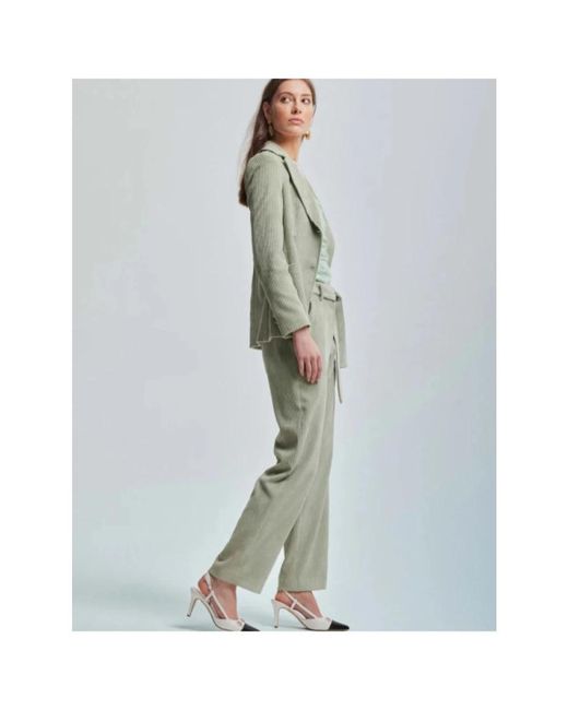 Kocca Green Straight Trousers