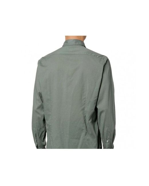 Fedeli Green Casual Shirts for men