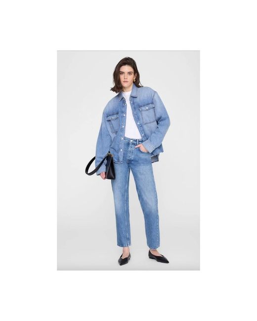 Anine Bing Blue Denim Jackets