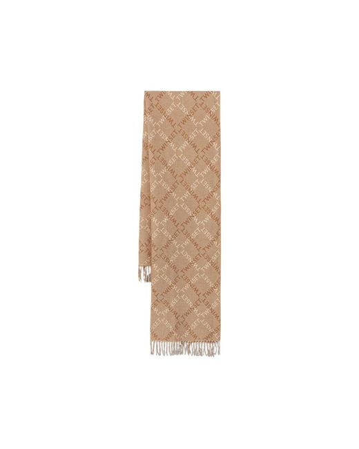 Twinset Natural Winter Scarves