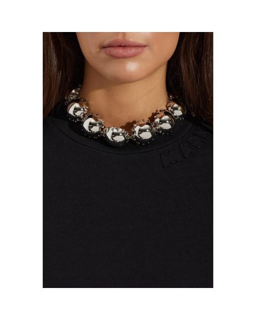 Marni Metallic Kurze Halskette