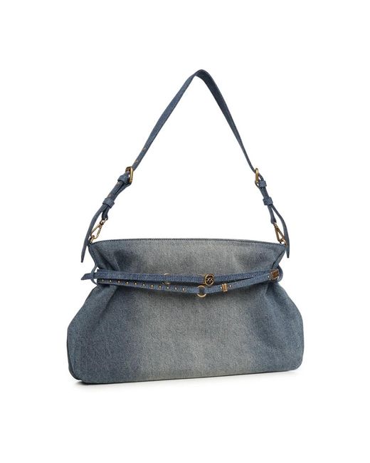 Pinko Gray Shoulder Bags