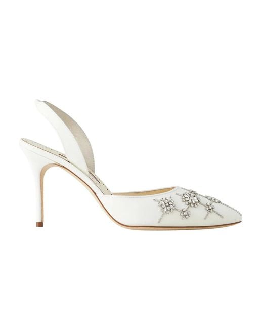Manolo Blahnik Metallic Pumps