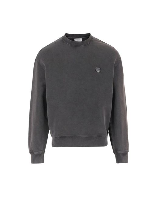 Maison Kitsuné Gray Sweatshirts for men