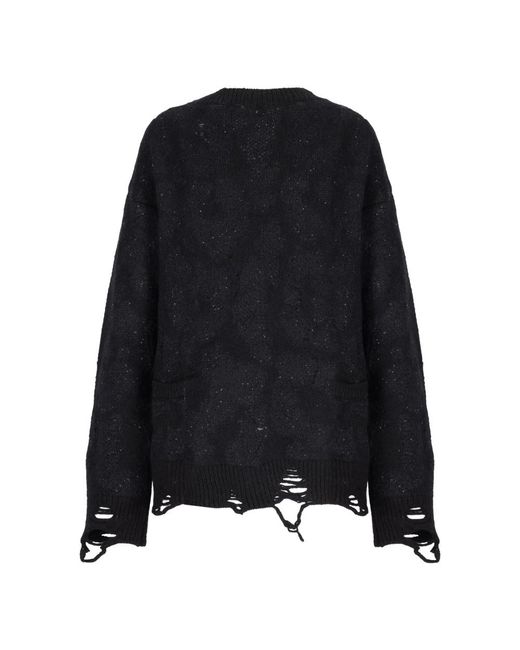 Laneus Gebreid Vest in het Black