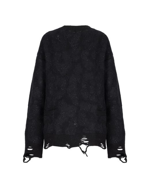 Laneus Gebreid Vest in het Black