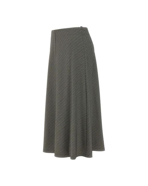 Elena Miro Gray Midi Skirts