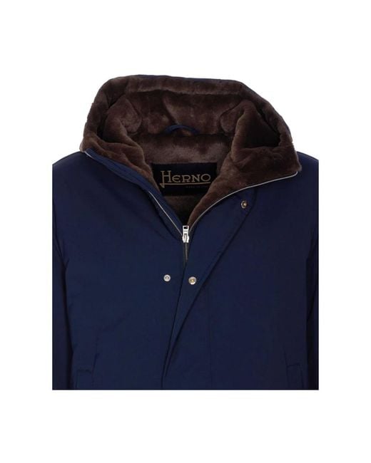 Herno Parkas in het Blue voor heren